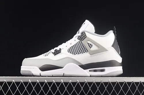 All categories Air Jordan Jordan series basketball shoes Air Jordan 4 Air Jordan 4 Retro GS "Light Smoke Grey" AJ4 Joe 4 white smoke gray basketball shoes CT8527-021